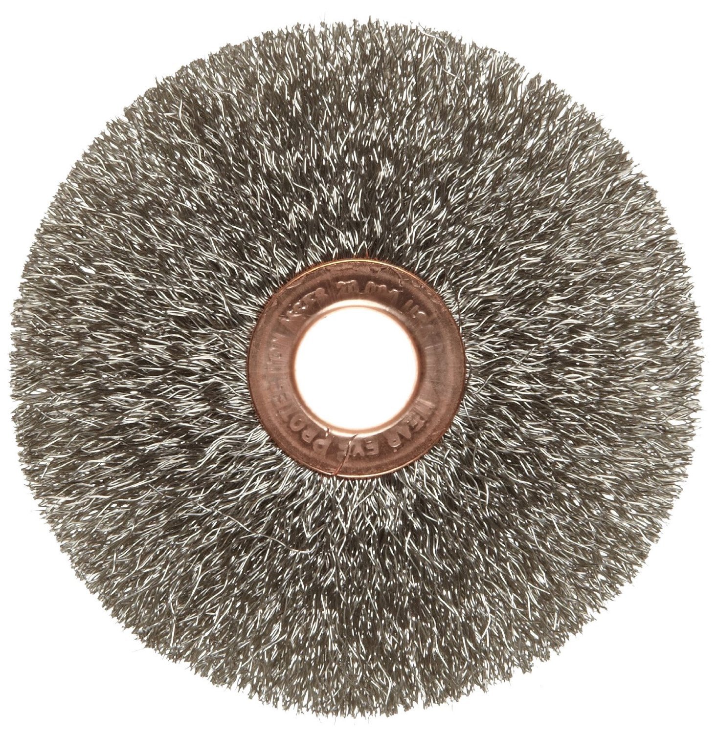 Weiler 804-16943 Copper Center Small Diameter Crimped Wire Wheel